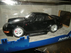 1:18 Solido Porsche 911 tipo 964 Turbo "Bad Boys" black/negro en embalaje original - Imagen 1 de 1