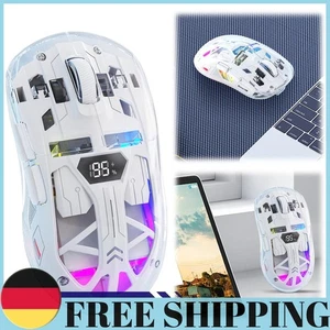 Souris Compatible Bluetooth 5 Niveaux DPI Souris Transparente pour Ordinateur Portable/Téléphone/PC/ - Photo 1/18