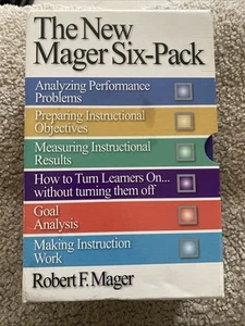 The New Mager Six-Pack - Paperback By Mager, Robert F - Good Condition - Picture 1 of 10