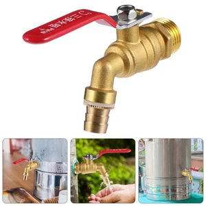Rubinetto acqua calda ottone manico singolo rubinetto acqua calda fornello tè rubinetto fornello tè - Foto 1 di 12