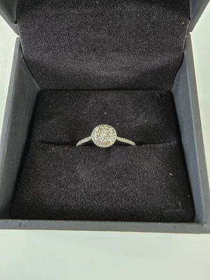 anillo de bodas de plata de ley para mujer Foto 1 de 4