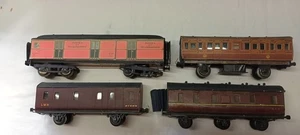 O gauge SCRATCHBUILT 4x LMS North Eastern Coach Utility Van Wooden Coarse 3 rail - Picture 1 of 5