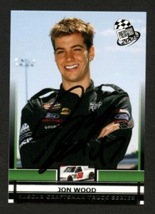 Jon Wood #56 signed autograph auto 2005 Press Pass NASCAR Trading Card