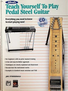 Pedal Steel Guitar Teach Yourself To Play Course Manual Lesson Music Book W/CD - Picture 1 of 7
