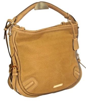 Burberry Gorgeous Lt Brown Silky Soft Nubuck Suede Top Handle Shoulder Bag MINT! - Image 1 of 4