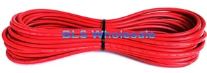 Red 12V Auto Primary Wire 8 Gauge 50ft Car Boat Camper Power Cable Wiring - Picture 1 of 5