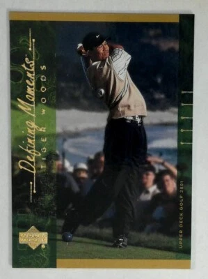 2001 Upper Deck Defining Moments Вставка Tiger Woods #124 - Изображение 1 из 2
