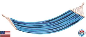 Stansport Cotton Blend Bahamas Hammock - Blue (30800-50) - Picture 1 of 3