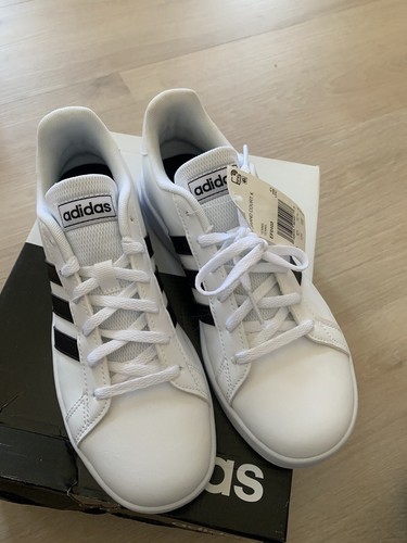 Sneakers Adidas Bambini Unisex Grand Court US 5 bianco cloud nero core (EF0103)