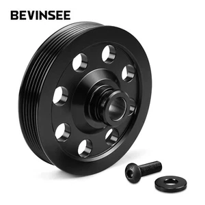 5" Billet Power Steering Pump Pulley For LS 4.3L 4.8L 5.3L 5.7L 6.0L 6.2L Engine - Picture 1 of 12