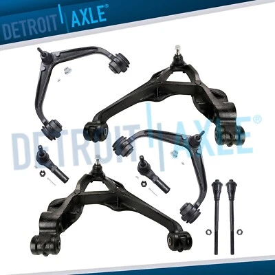 Front Upper & Lower Control Arms + Tie Rod Ends Kit for Silverado Sierra 2500 HD - Image 1 of 4