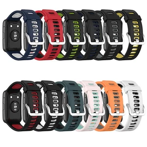 One-piece Silicone Watch Strap Part for Huawei Watch Fit Special Edition (B39) - Picture 1 of 25