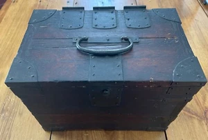 Japanese Antique Zenibako Wooden Box, Suzuki Box, Tansu / Dansu Chest - Picture 1 of 10