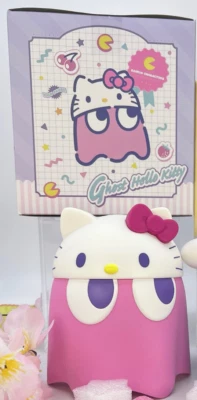 Chibi Collect Figure Deluxe Pac-Man x Sanrio Ghost Hello Kitty - Image 1 of 3