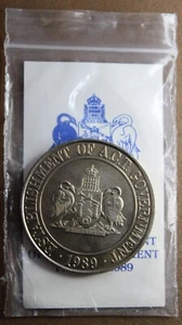 1989 ESTABLISHMENT OF ACT GOVERNMENT MEDAL UNCIRCULATED #YAD82 - Picture 1 of 6