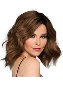GABOR Dress Me Up Shoulder length Dark Chocolate GF6-6 Layered Wig Layered - Picture 1 of 4