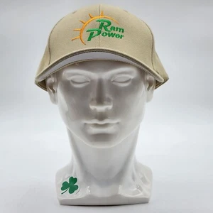 Vintage Ram Power Hat Cap Flexfit Fitted Tan L/XL Hat Cap F - Picture 1 of 9