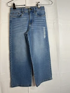 oshkosh Bgosh Girls Crop Jeans Adjustable Waist Size 7 NWT - Picture 1 of 11