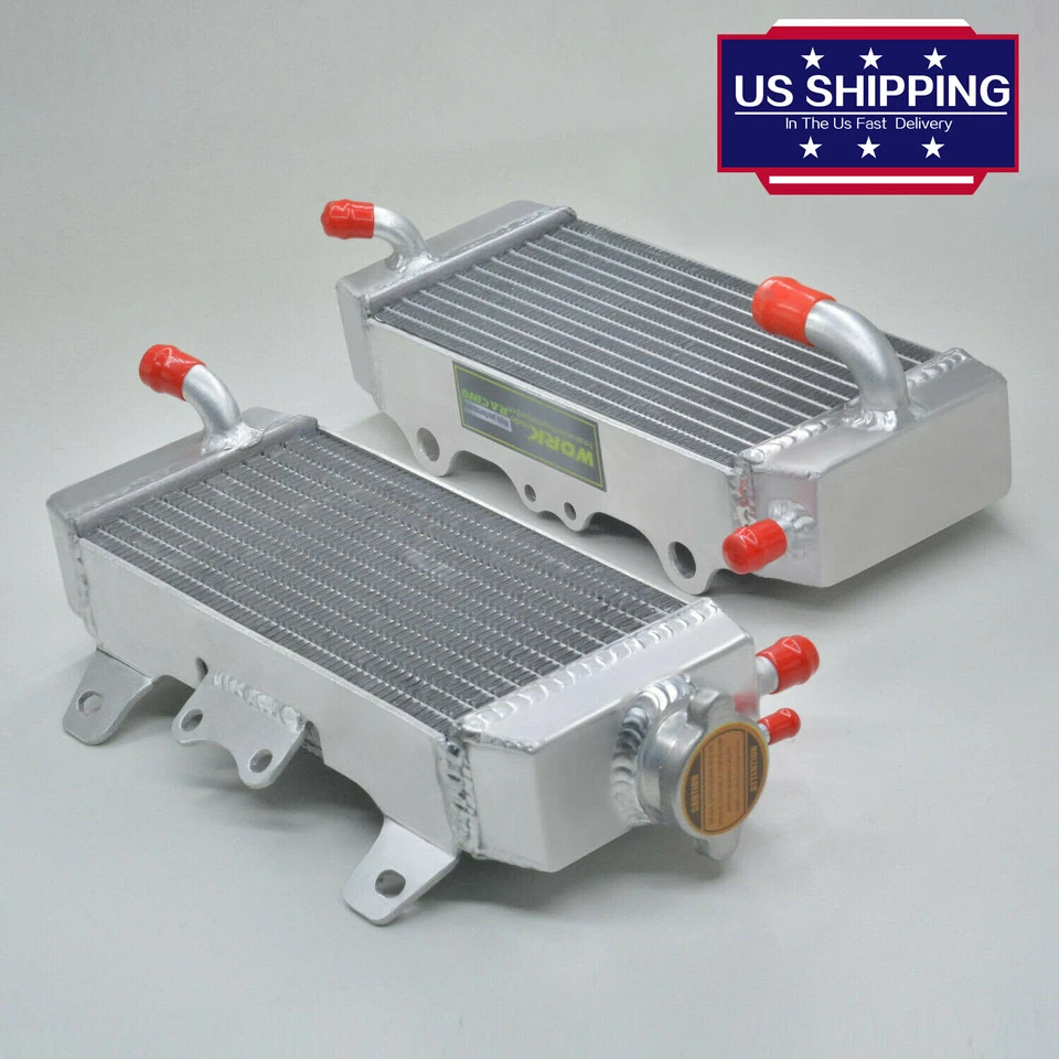 R&L Radiator for YAMAHA YZ250F YZ250 F 2006/WR250F WR 250F 2007-2014 09 Aluminum - Image 1 of 4