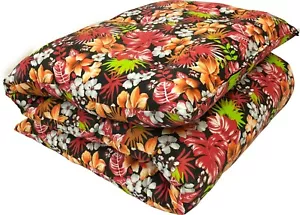 Materassi Futon Rotolabili Tradizionali Pavimento, Cuscinetti Pigiama 3x27x80 Rosso Tropicale - Foto 1 di 3