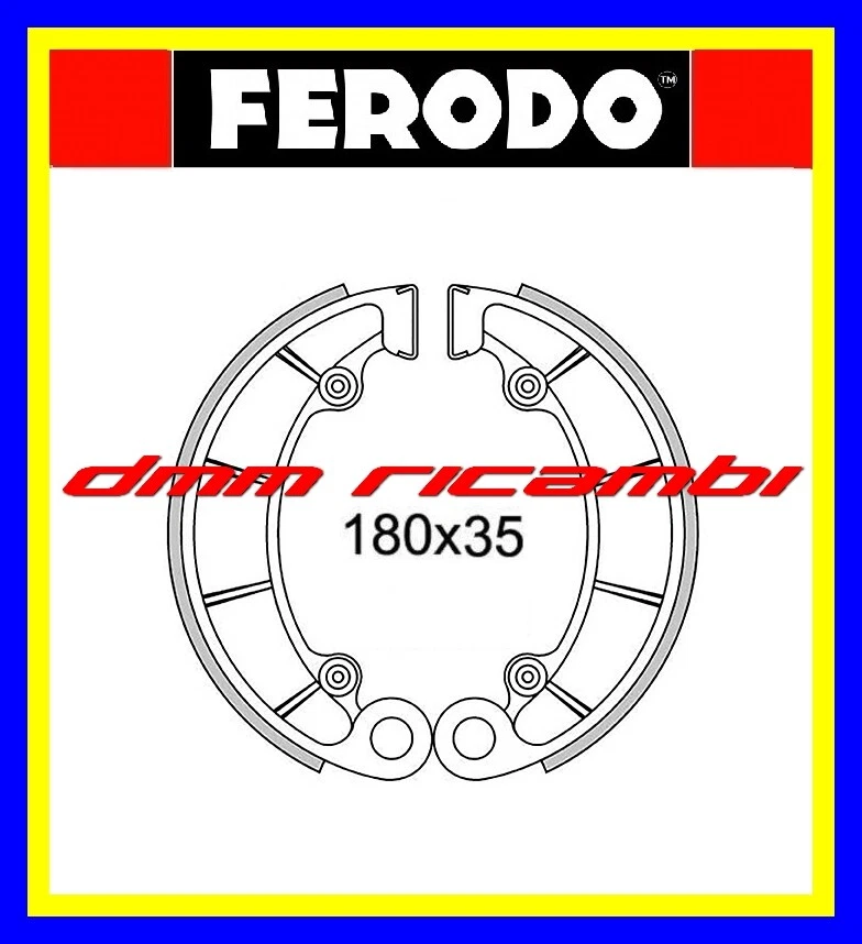 Ganasce freno FERODO Fsb761 VT Shadow Black Spirit 750 2010-2010