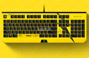 Teclado mecánico para juegos Razer Pokemon Pikachu limitado con cable 104 teclas retroiluminación - Imagen 1 de 4