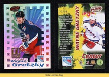 1998-99 Pacific Dynagon Ice Titanium Ice /99 Wayne Gretzky #13 HOF