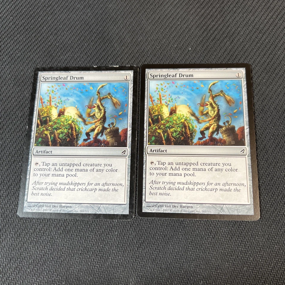 Springleaf Drum Magic The Gathering Mtg Lorwyn Card 2 - Image 1 of 4