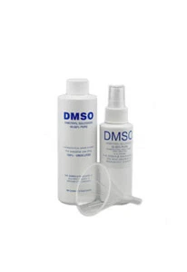 KIT FLACONE SPRAY DMSO 4 OZ GRADO FARMACEUTICO CON RICARICA 8 OZ - Foto 1 di 1