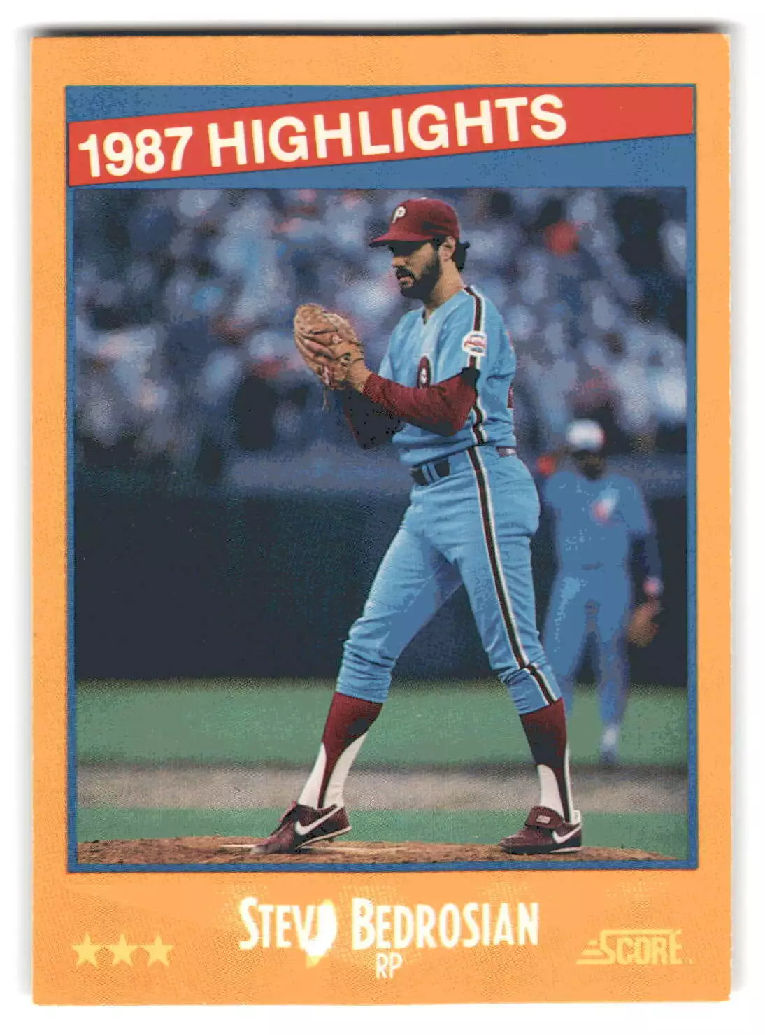 Steve Bedrosian 1988 Score BASEBALL #656 Philadelphia Phillies