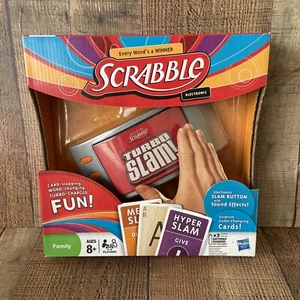 NEW Scrabble Turbo Slam Electronic Hasbro Card Game Family Game Night Word Game - Picture 1 of 5