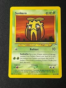 Sunkern┃83/105┃Neo Destiny┃Pokemon Card┃WOTC┃Common┃Near Mint - Imagen 1 de 2