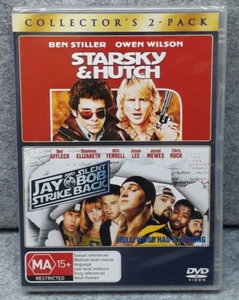 NEW: STARSKY & HUTCH | JAY & SILENT BOB STRIKE BACK | Movie DVD Pack R4 PAL - Picture 1 of 2