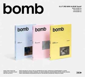 ILLIT BOMB 3rd Mini Album CD-R+Lenticular Photo Book+4 Sticker+Poster+2 Card - Picture 1 of 20