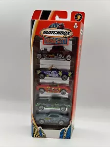 2003 Matchbox Hero City Coffret Mattel Wheels Diecast Cars 5 Pack. NIB - Picture 1 of 5