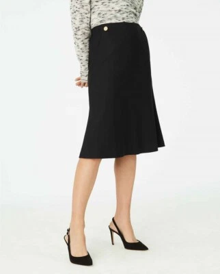 NWT Club Monaco Black Borrem Skirt 00 - Image 1 of 4