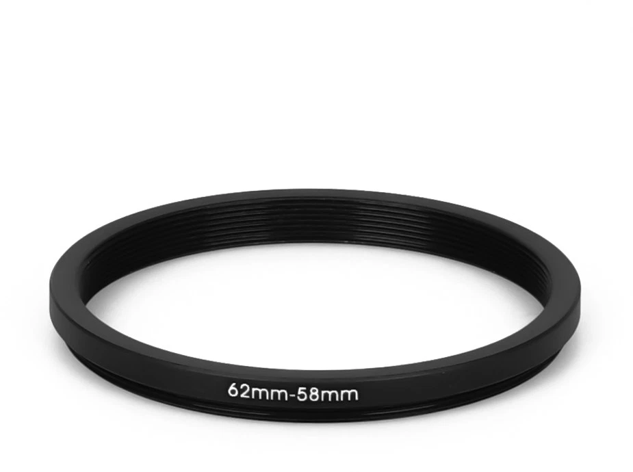 62 mm - 58 mm Filter Adapter Step-Down Adapter Filteradapter Step Down 62-58 - Bild 1 von 1