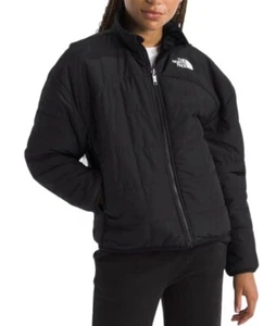 Girls THE NORTH FACE Reversible Full Zip Black Jacket Size Large (14/16Y) - Picture 1 of 12