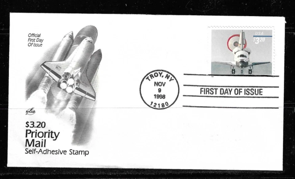 US SC # 3261 Space Shuttle Landing  FDC . Artcraft Cachet - Image 1 of 1