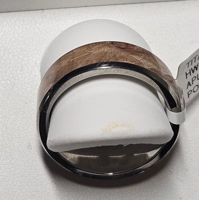 Anillo de titanio - Anillo de titanio para hombre con esmalte Aplebur Foto 1 de 4