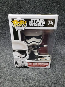 Funko Pop Star Wars First Order Stormtrooper #74 Amazon Exclusive Vinyl Figure - Picture 1 of 6
