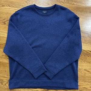 Crown & Ivy Rundhals dunkelblau Pullover Sweatshirt weich Herren Gr. XL - Bild 1 von 5