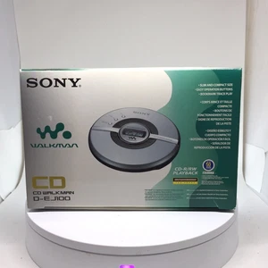 Vintage Sony PSYC Walkman Personal Portable CD Player - Silver (D-EJ100/SC) - Picture 1 of 5