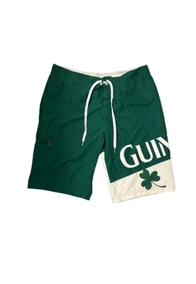 Bañador Guinness Beer Y2k con trébol cintura ajustable talla XL Foto 1 de 3