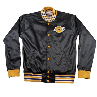Chaqueta de Los Angeles Lakers para Hombres XL NBA Baloncesto Madera Dura Clásicos 2013 Snap Foto 1 de 4