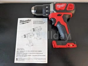Taladro atornillador compacto inalámbrico Milwaukee 2606-20 M18 18 V de iones de litio de 1/2 pulgada - Imagen 1 de 5