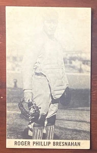 1960-61 Exhibits Wrigley Field HOF Set-Break Roger Bresnahan - Picture 1 of 2