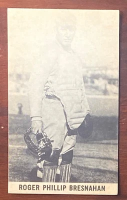 1960-61 Exhibits Wrigley Field HOF Set-Break Roger Bresnahan - Image 1 of 2