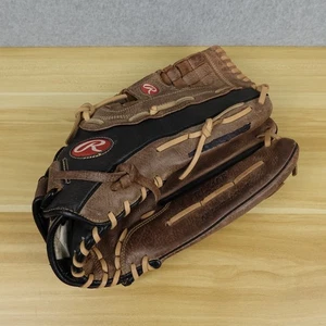 Guanto da baseball Rawlings in pelle RL140B guanto da 14 pollici marrone RHT - Foto 1 di 13