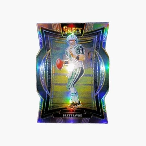 Brett Favre #12 Silver Concourse Prizm troquelado 2024 Panini Select - Imagen 1 de 2